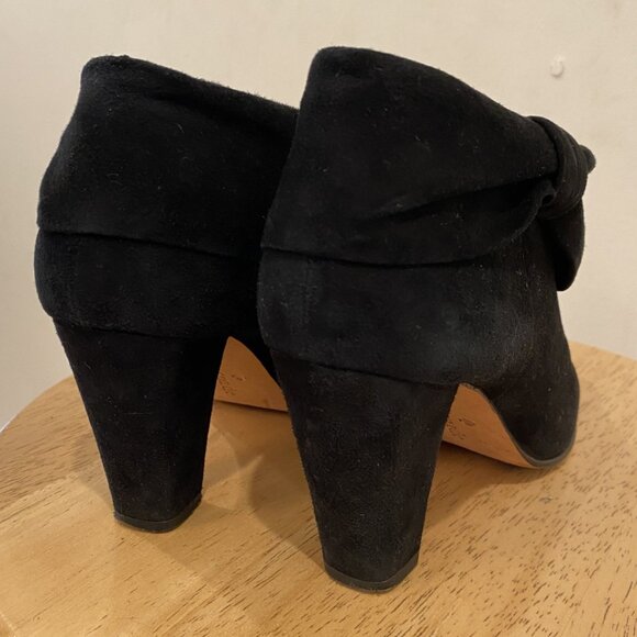 Kate Spade Black Suede Booties - Picture 2 of 6
